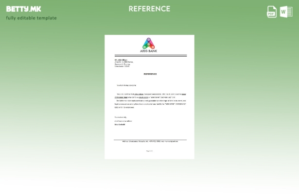 Референтен шаблон за затворање на банката Монголија Arig во модерен стил